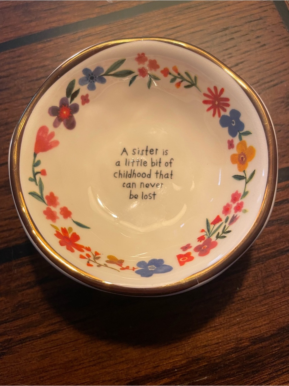 NATURAL LIFE Cream Ceramic Dish with Label